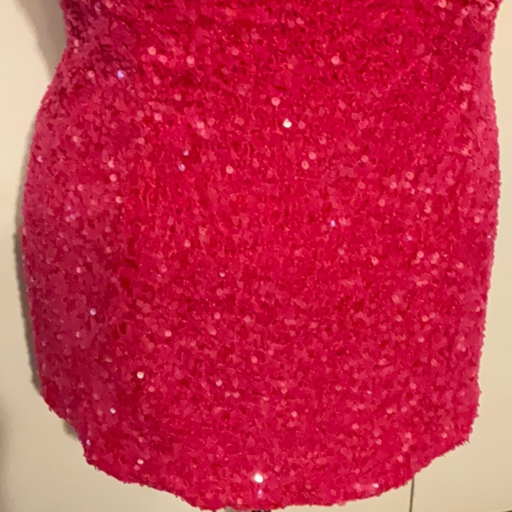Pink Sequins Dress - Picture 4 of 13